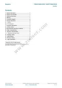 74AHCT3G04DP-Q100H Datasheet Page 11