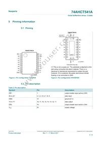74AHCT541APWJ Datasheet Page 3