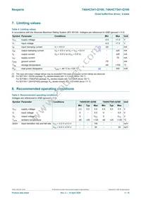 74AHCT541PW-Q100J Datasheet Page 4