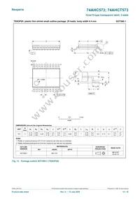 74AHCT573D Datasheet Page 12