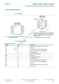 74AHCT74BQ-Q100X Datasheet Page 3
