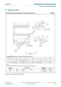 74AHCT86BQ-Q100X Datasheet Page 9