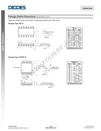 74AHCU04T14-13 Datasheet Page 6