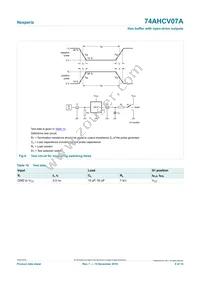 74AHCV07APWJ Datasheet Page 9