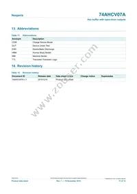 74AHCV07APWJ Datasheet Page 11