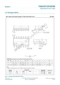 74ALVC125BQ-Q100X Datasheet Page 9