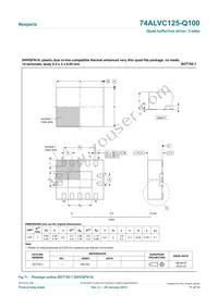74ALVC125BQ-Q100X Datasheet Page 11