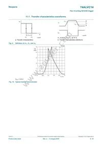 74ALVC14BQ Datasheet Page 9