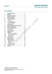 74ALVC162334ADGG:1 Datasheet Page 19