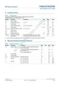 74ALVC162334ADGG:5 Datasheet Page 7