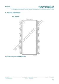 74ALVC162834ADGG Datasheet Page 3