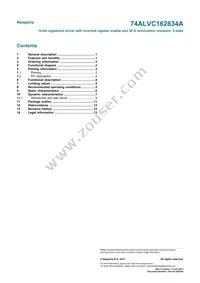 74ALVC162834ADGG Datasheet Page 15