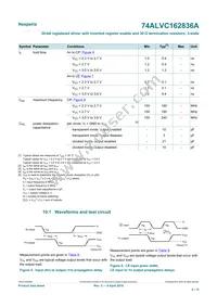 74ALVC162836ADGG Datasheet Page 8