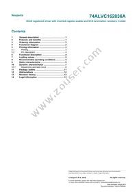 74ALVC162836ADGG Datasheet Page 15