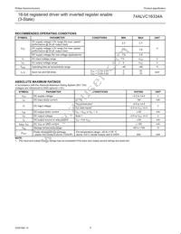 74ALVC16334ADGG:11 Datasheet Page 5