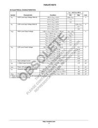 74ALVC16373DTR Datasheet Page 4