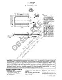 74ALVC16373DTR Datasheet Page 11