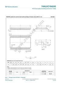 74ALVC164245DGG Datasheet Page 16