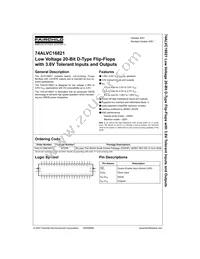 74ALVC16821MTDX Datasheet Cover