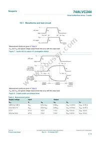 74ALVC244D Datasheet Page 8