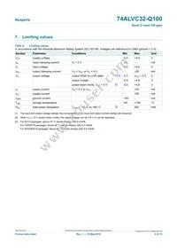 74ALVC32BQ-Q100X Datasheet Page 4