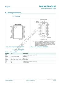 74ALVC541BQ-Q100X Datasheet Page 3