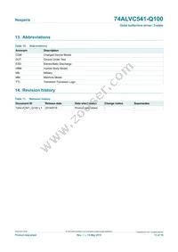 74ALVC541BQ-Q100X Datasheet Page 13