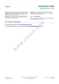 74ALVC541BQ-Q100X Datasheet Page 15