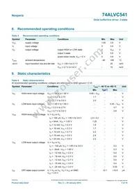 74ALVC541D Datasheet Page 5