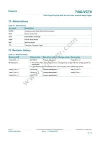 74ALVC74D Datasheet Page 15