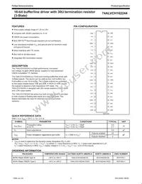 74ALVCH162244DGG:5 Datasheet Page 3