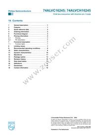 74ALVCH16245DGG:51 Datasheet Page 17