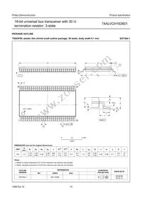 74ALVCH162601DGG:1 Datasheet Page 16