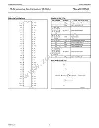 74ALVCH16500DGG:11 Datasheet Page 4