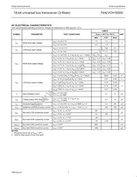 74ALVCH16500DGG:11 Datasheet Page 8