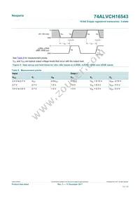 74ALVCH16543DGGS Datasheet Page 11