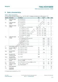 74ALVCH16600DGGS Datasheet Page 7