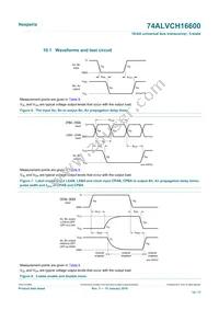 74ALVCH16600DGGS Datasheet Page 10