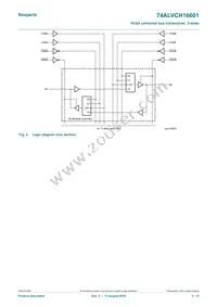 74ALVCH16601DGGS Datasheet Page 3