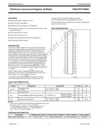 74ALVCH16646DGG:11 Datasheet Page 3