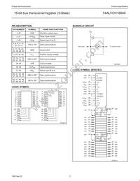 74ALVCH16646DGG:11 Datasheet Page 4