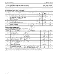 74ALVCH16646DGG:11 Datasheet Page 6