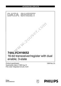 74ALVCH16652DGG:11 Datasheet Page 2