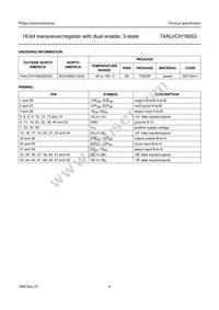 74ALVCH16652DGG:11 Datasheet Page 5