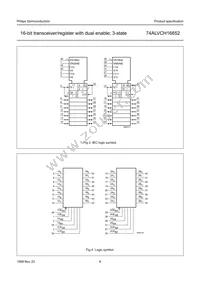 74ALVCH16652DGG:11 Datasheet Page 7