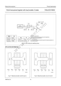 74ALVCH16652DGG:11 Datasheet Page 15