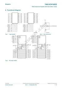 74ALVCH16652DGGS Datasheet Page 2