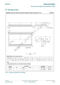 74ALVCH16652DGGS Datasheet Page 15