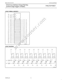 74ALVCH16821DGG:11 Datasheet Page 5