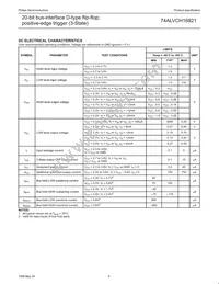 74ALVCH16821DGG:11 Datasheet Page 7